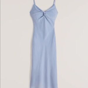 Abercrombie & Fitch Twist Front Midi Dress